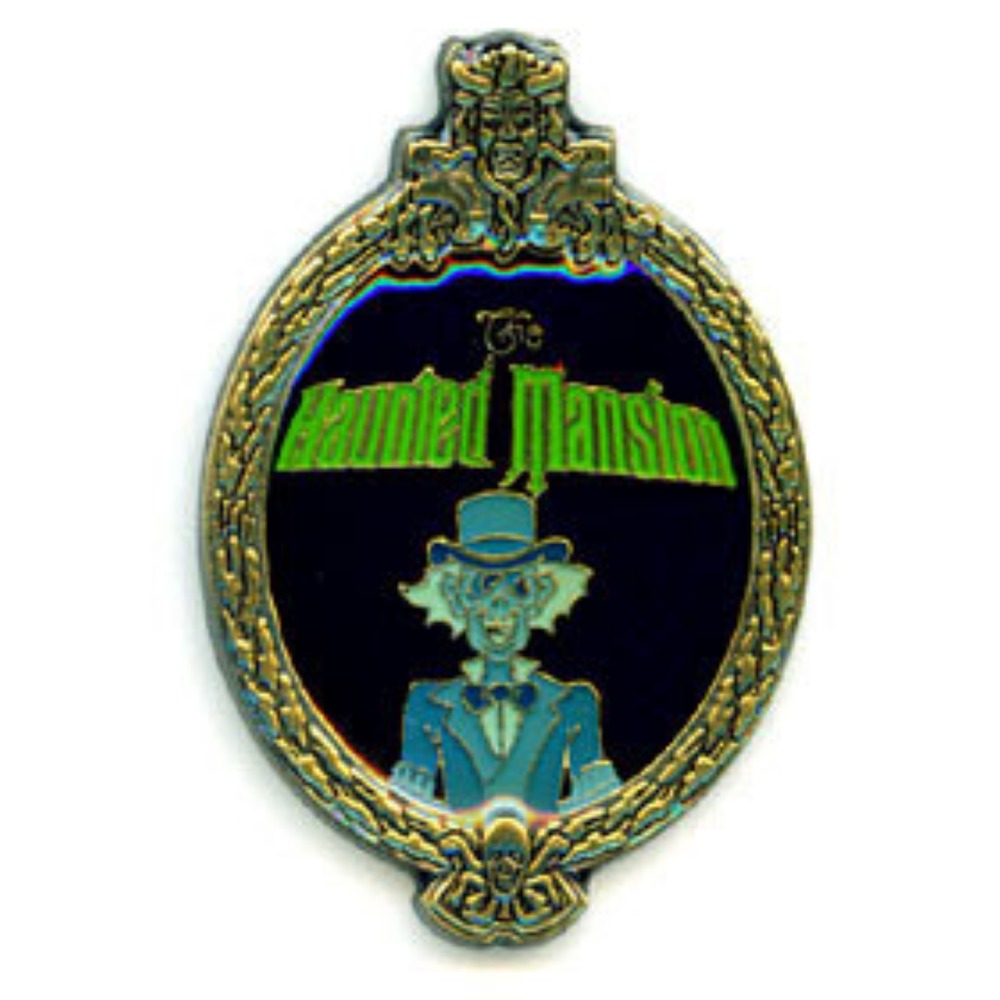 Disney Pin Haunted Mansion Oval Frame Ezra Ghost Hitchhiking 00132